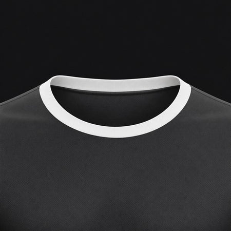 Crew Neck collar on a custom jersey