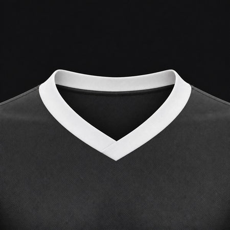 Crossover V-Neck collar on a custom jersey