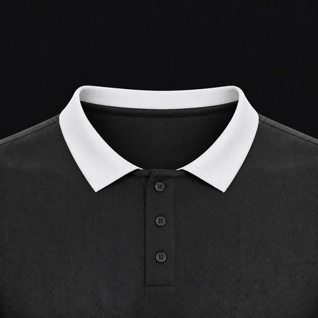Traditional Polo Collar collar on a custom jersey