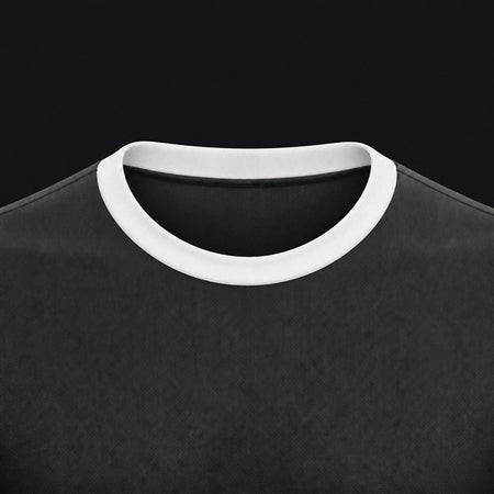 Reinforced Rugby Neck collar on a custom jersey