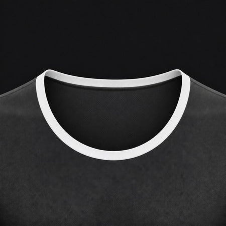 Scoop Neck collar on a custom jersey