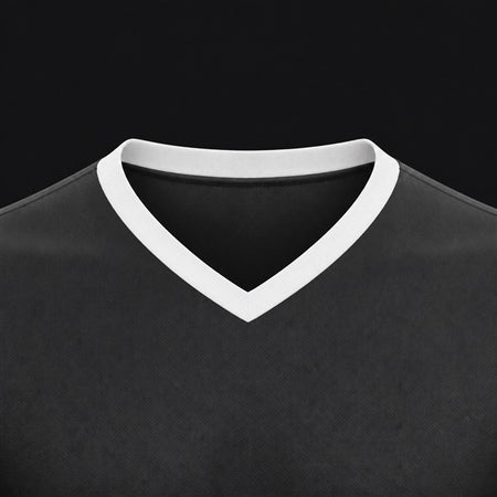 Standard V-Neck collar on a custom jersey