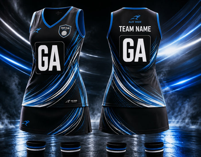 Custom teamwear design PULSE — Netball