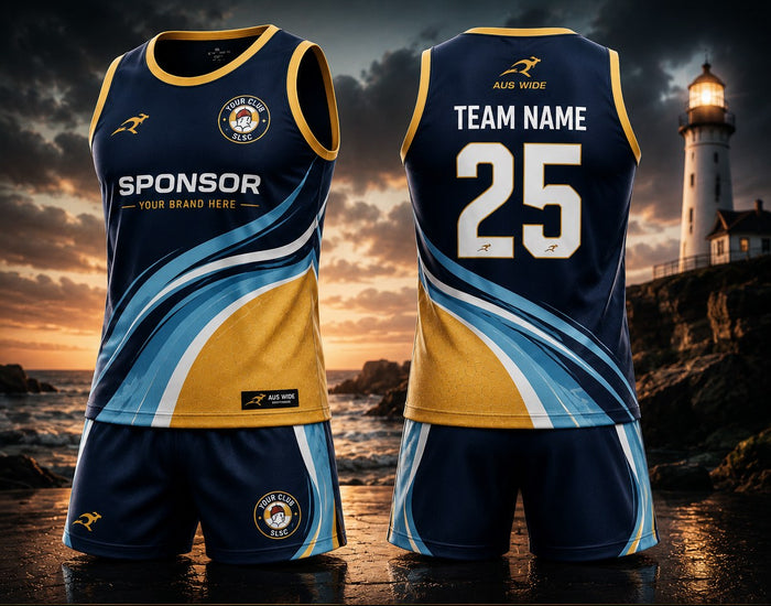 Custom teamwear design COASTAL — Surf life saving